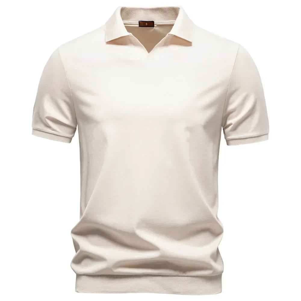 FRANK™ | BREATHABLE POLO SHIRT WITH V-NECK