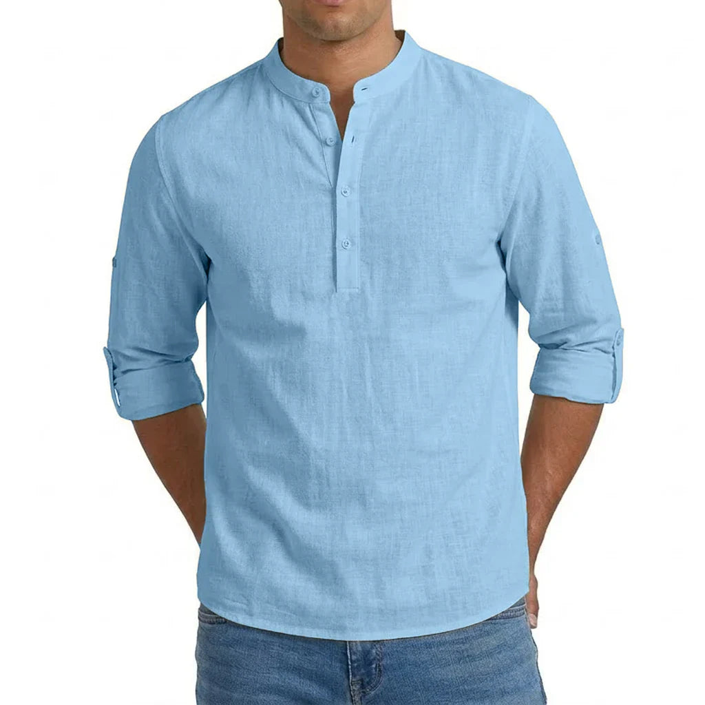 Finn | Lightweight Henley Shirt for Men