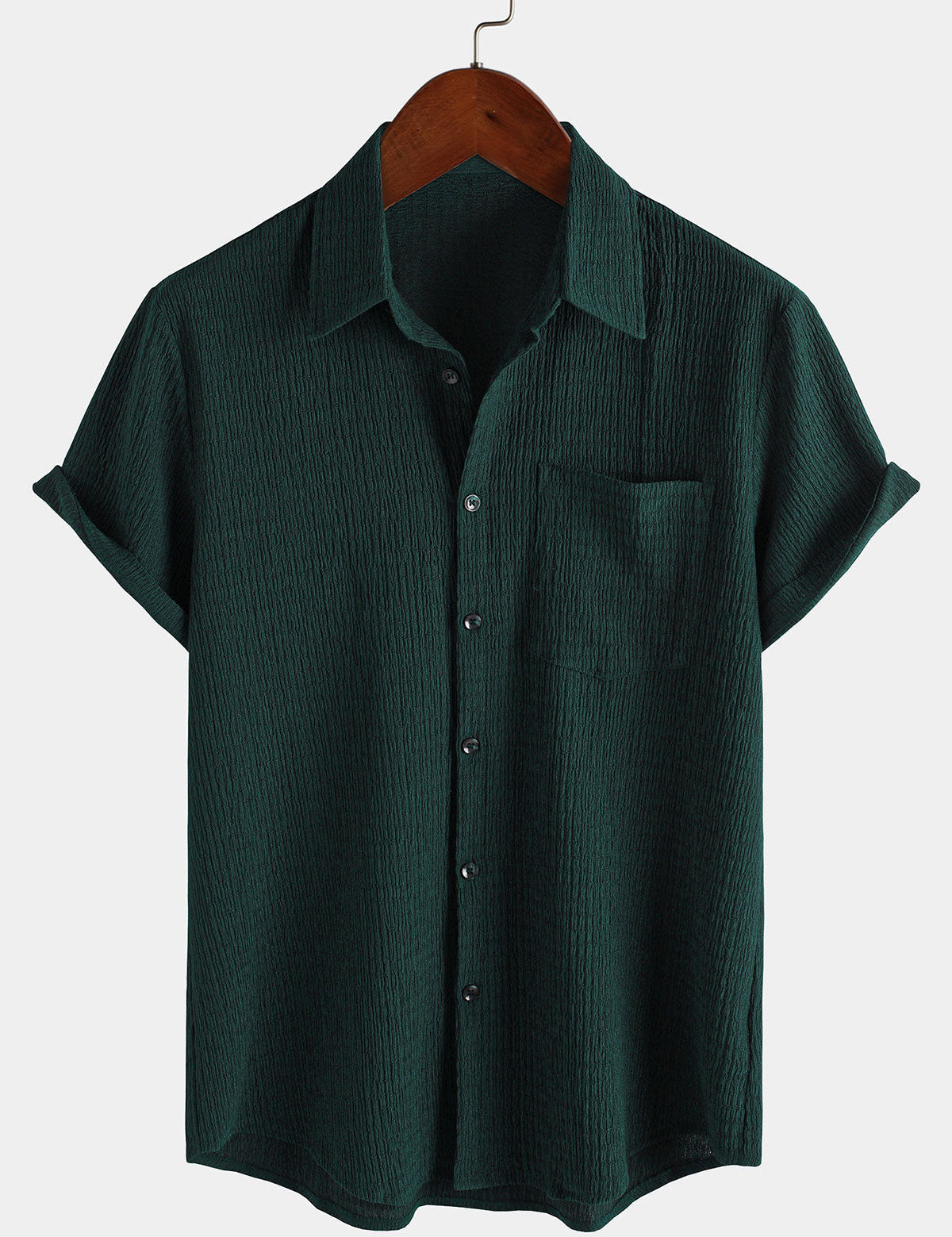Men's Summer Pocket Casual Short Sleeve Shirt