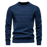 LEANDRO | ELEGANT MEN'S JUMPER WITH CHECK PATTERN