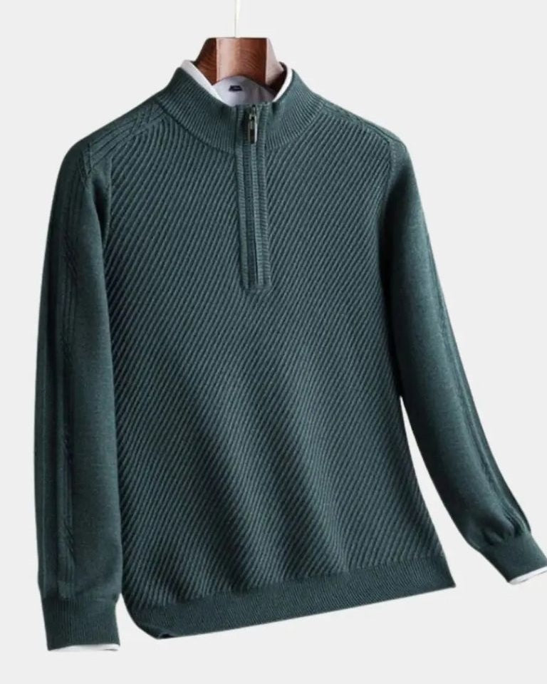 VILHELM™ | BASIC PULLOVER WITH HALF ZIP