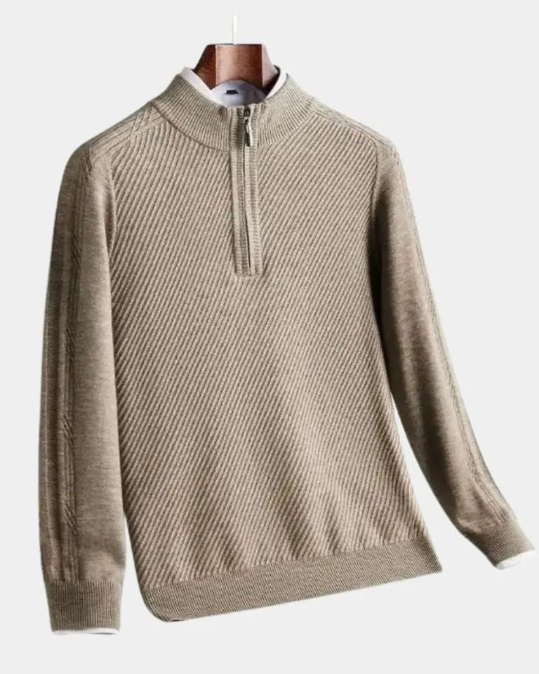 VILHELM™ | BASIC PULLOVER WITH HALF ZIP