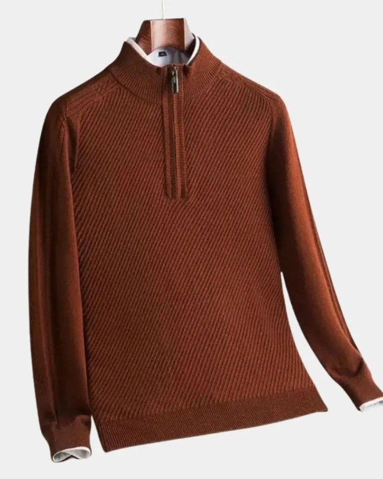 VILHELM™ | BASIC PULLOVER WITH HALF ZIP