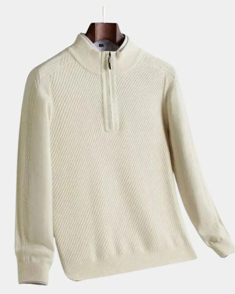 VILHELM™ | BASIC PULLOVER WITH HALF ZIP