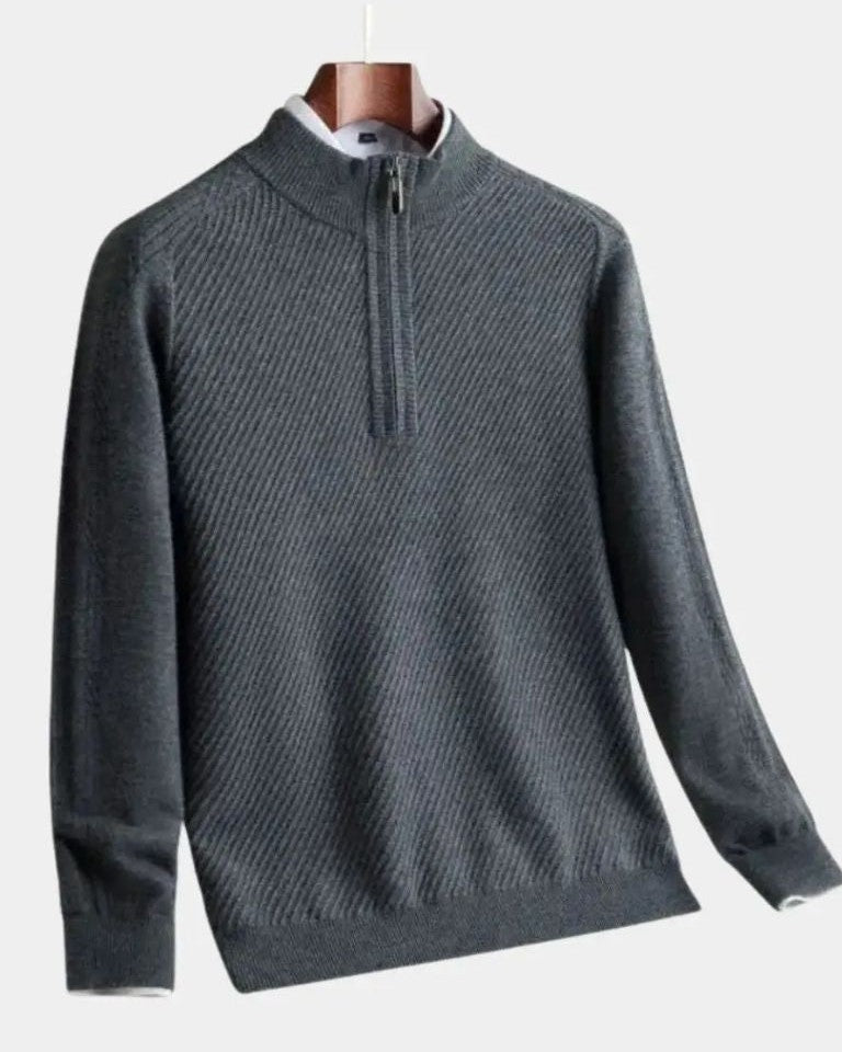 VILHELM™ | BASIC PULLOVER WITH HALF ZIP