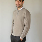 VILHELM™ | BASIC PULLOVER WITH HALF ZIP