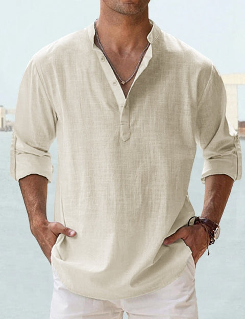 Arthur | The Collarless Shirt