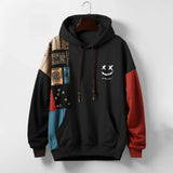 AXEL / URBAN PATCHWORK HOODIE WITH HOOD