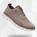 Ultra-Comfort Breathable Shoes: Khaki-White