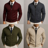 Martin | Men's Zip-Up Knitted Cardigan