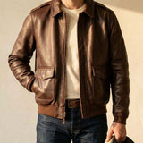 LEONARD TIMELESS LEATHER JACKET