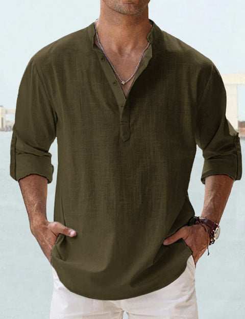 Arthur | The Collarless Shirt