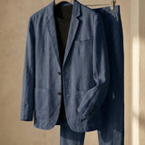 ENZO REFINED LINEN SUIT