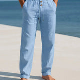ETHAN LINEN TROUSERS