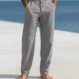 ETHAN LINEN TROUSERS