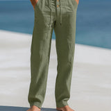 ETHAN LINEN TROUSERS