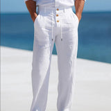 ETHAN LINEN TROUSERS